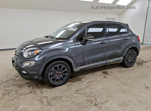 ZFBCFXCB2JP657394 2018 FIAT 500X Gray Vista tres cuartos delantera izquierda