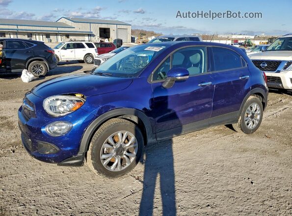 ZFBCFYBT8GP353544 2016 FIAT 500X Синий Передняя левая четверть