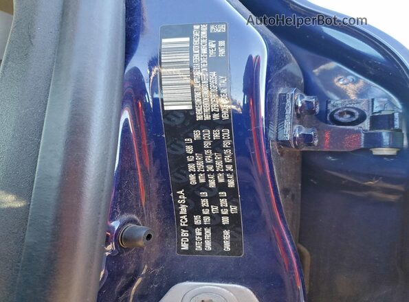 ZFBCFYBT8GP353544 2016 FIAT 500X Синий Вид наклейки с VIN-кодом