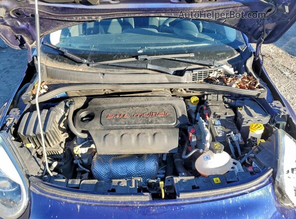 ZFBCFYBT8GP353544 2016 FIAT 500X Синий Вид подкапотного пространства
