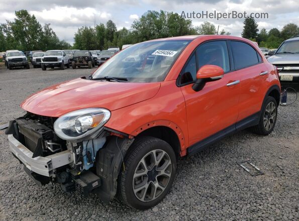 ZFBCFYCB3JP665459 2018 FIAT 500X Orange Передня ліва чверть
