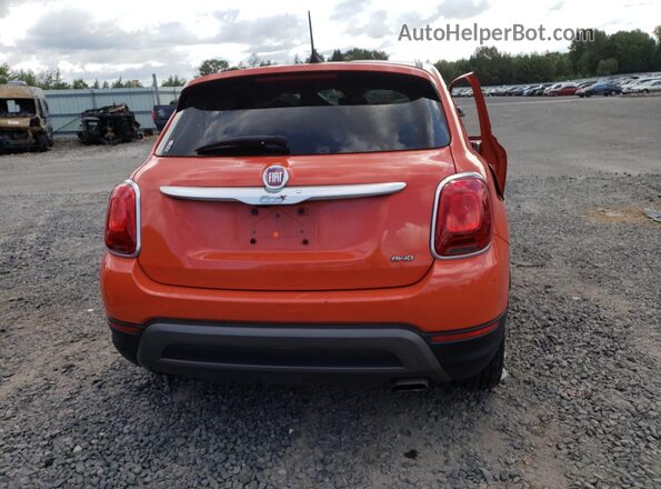 ZFBCFYCB3JP665459 2018 FIAT 500X Orange Вид ззаду