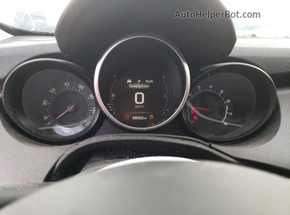 ZFBCFYCB3JP665459 2018 FIAT 500X Orange Вид щитка приладів