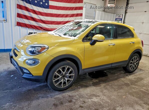 ZFBCFYET6GP341694 2016 FIAT 500X Yellow Przód lewy