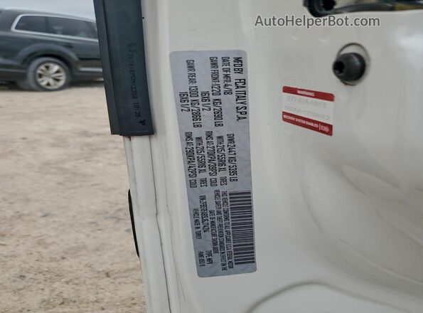 ZFBERFAB9J6J74214 2018 RAM PROMASTER Белый Вид наклейки с VIN-кодом