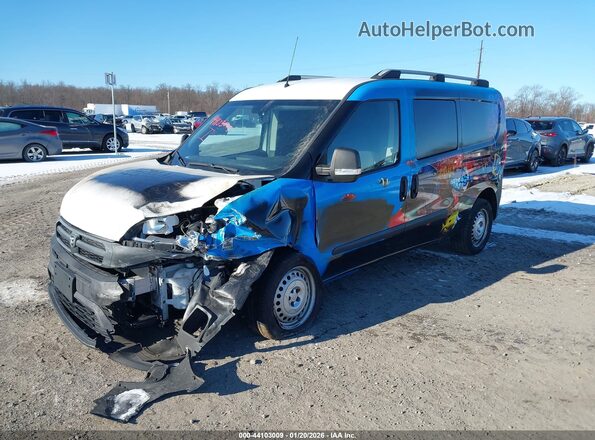 ZFBERFABXH6H21696 2017 RAM PROMASTER CITY Синий Передняя левая четверть