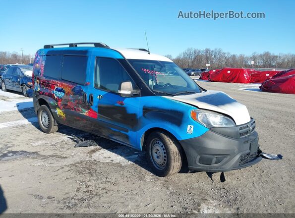 ZFBERFABXH6H21696 2017 RAM PROMASTER CITY Синий Передняя правая четверть