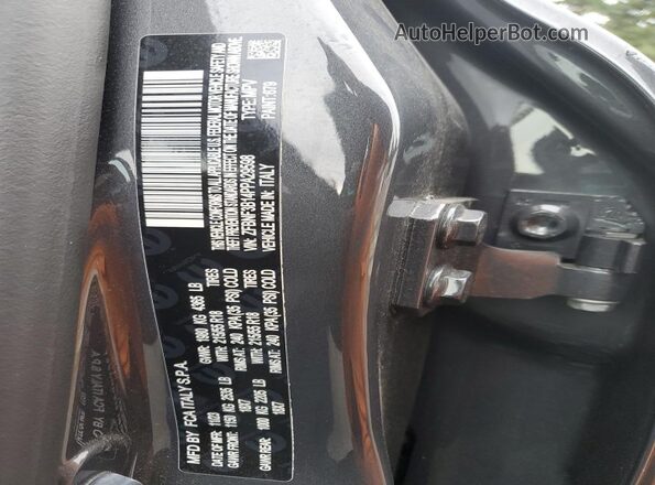 ZFBNF3B14PPA29598 2023 FIAT 500X Gray Vista interior de 360 grados