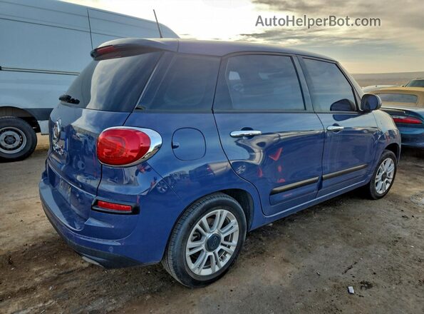 ZFBNFAAH5KZ041899 2019 FIAT 500L Синий Задняя правая четверть