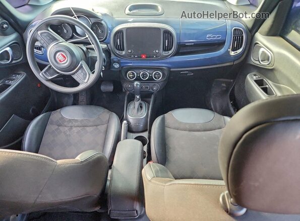 ZFBNFAAH5KZ041899 2019 FIAT 500L Синий Вид панели приборов