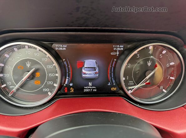 ZN661XUS7MX370739 2021 MASERATI LEVANTE Серый Вид щитка приборов
