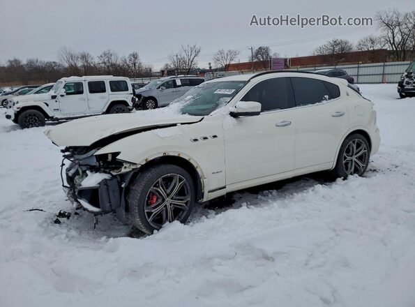 ZN661YUS4KX314910 2019 MASERATI LEVANTE Белый Передняя левая четверть