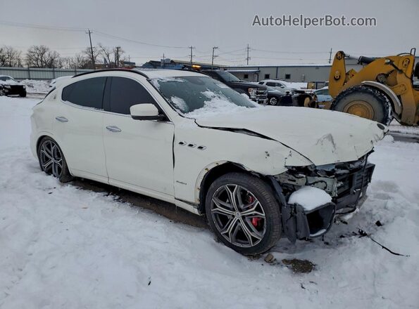 ZN661YUS4KX314910 2019 MASERATI LEVANTE Белый Передняя правая четверть