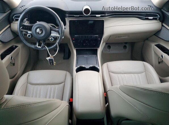 ZN682AVA8P7437426 2023 MASERATI GRECALE White Вид панелі приладів