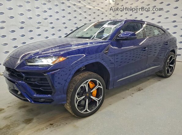 ZPBUA1ZL0KLA01807 2019 LAMBORGHINI URUS Blue Przód lewy