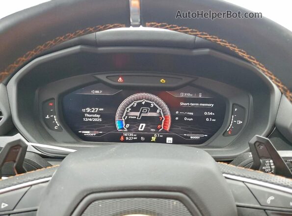ZPBUA1ZL0KLA01807 2019 LAMBORGHINI URUS Blue Widok zestawu wskaźników