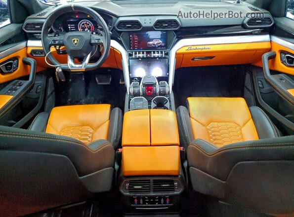 ZPBUA1ZL0KLA01807 2019 LAMBORGHINI URUS Blue Widok deski rozdzielczej