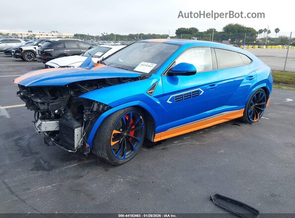ZPBUA1ZL5KLA03245 2019 LAMBORGHINI URUS Blue Vista tres cuartos delantera izquierda