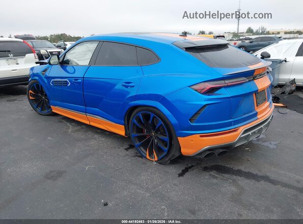 ZPBUA1ZL5KLA03245 2019 LAMBORGHINI URUS Blue Trasero izquierdo