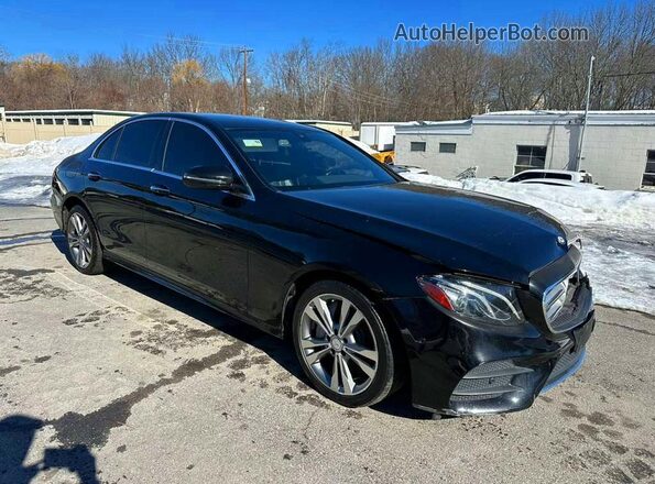 WDDZF4KB6HA024228 2017 MERCEDES-BENZ E Черный Вид спереди