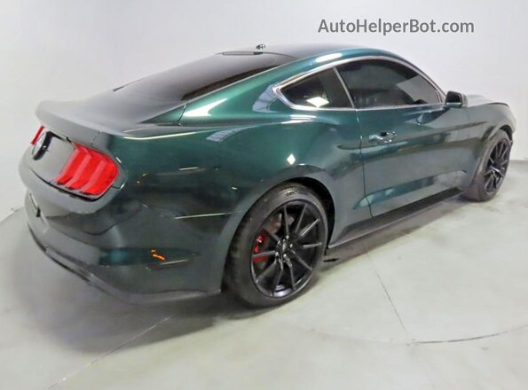 1FA6P8K05K5501642 2019 FORD MUSTANG Зеленый Передняя правая четверть