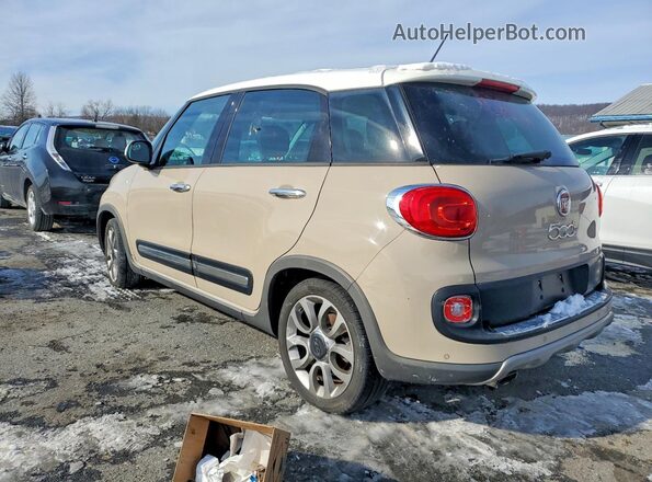 ZFBCFADH6GZ037788 2016 FIAT 500L Желто-коричневый Задняя правая четверть