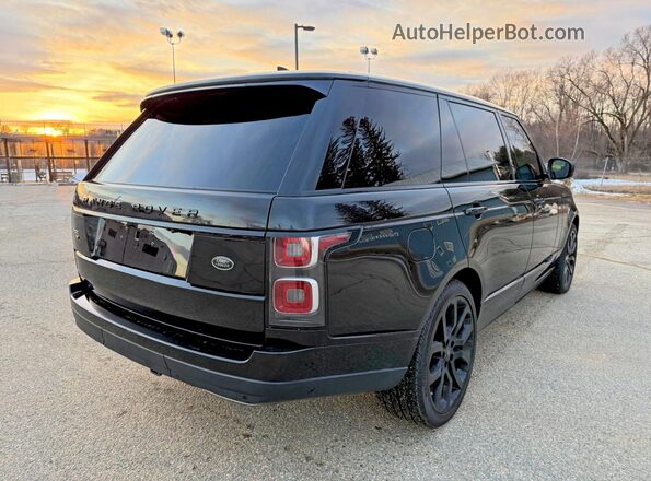 SALGS5SE0LA579304 2020 LAND ROVER RANGE Черный Вид спереди