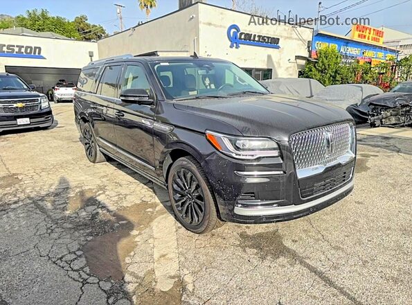 5LMJJ3KT0NEL05009 2022 LINCOLN NAVIGATOR Черный Задняя левая четверть