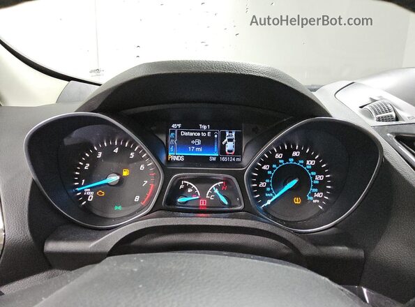1FMCU9J93GUB85405 2016 FORD ESCAPE Gray უკანა სავარძლების ხედი