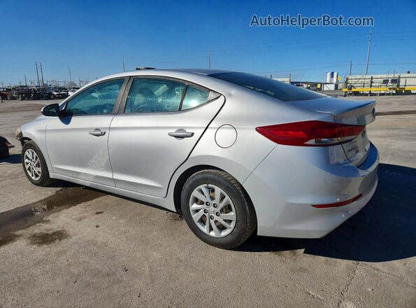 KMHD74LFXJU646141 2018 HYUNDAI ELANTRA Серебряный Задняя правая четверть