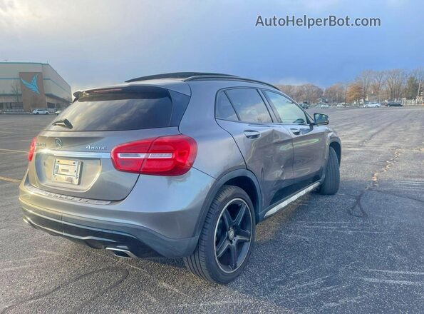 WDCTG4GB7HJ296321 2017 MERCEDES-BENZ GLA Серый Вид спереди