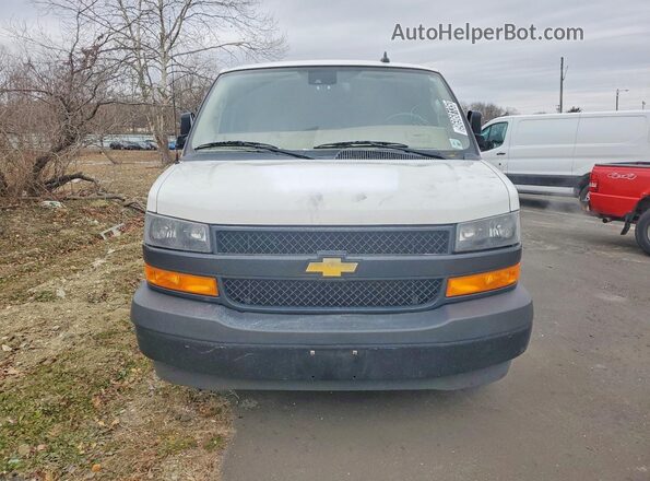 1GCWGAFP7M1240582 2021 CHEVROLET EXPRESS White Вид ззаду