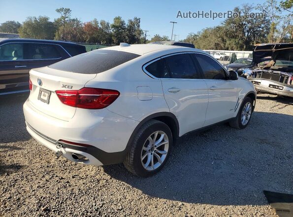 5UXKU0C50G0F92144 2016 BMW X6 Белый Передняя правая четверть