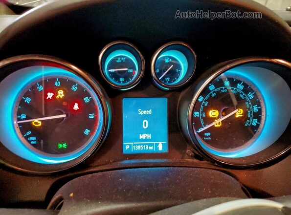 1G4PR5SK6H4109885 2017 BUICK VERANO Черный Вид задних сидений