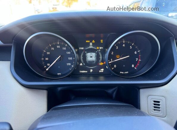 SALWR2VF4GA649550 2016 LAND ROVER RANGE Белый Вид панели приборов
