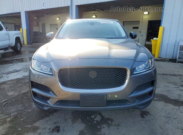 SADCJ2GX4JA237664 2018 JAGUAR F-PACE Серый Вид сзади