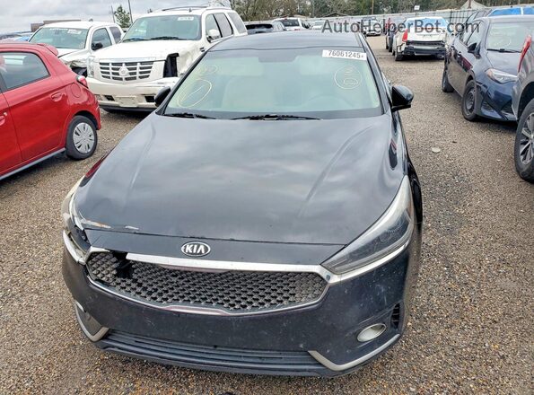 KNALB4J12H5091869 2017 KIA CADENZA Black Widok z tyłu