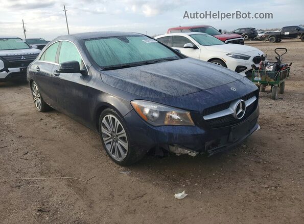 WDDSJ4EB4JN589832 2018 MERCEDES-BENZ CLA-CLASS Blue Front view