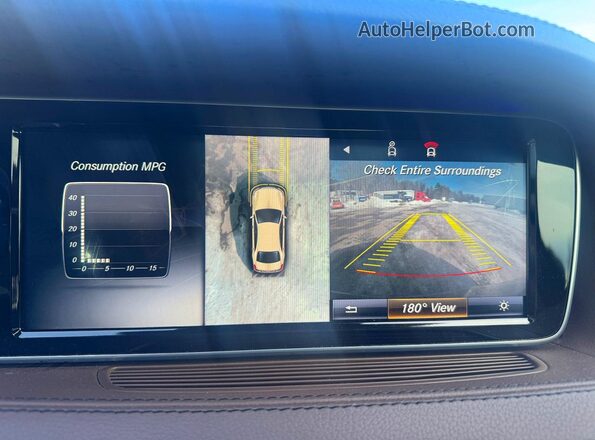 WDDUG8CB4HA316277 2017 MERCEDES-BENZ S White Widok wnętrza 360 stopni