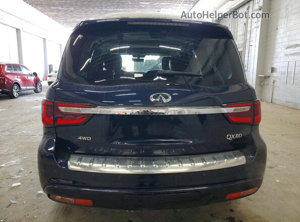 JN8AZ2AE2M9270644 2021 INFINITI QX80 Синий Вид салона спереди