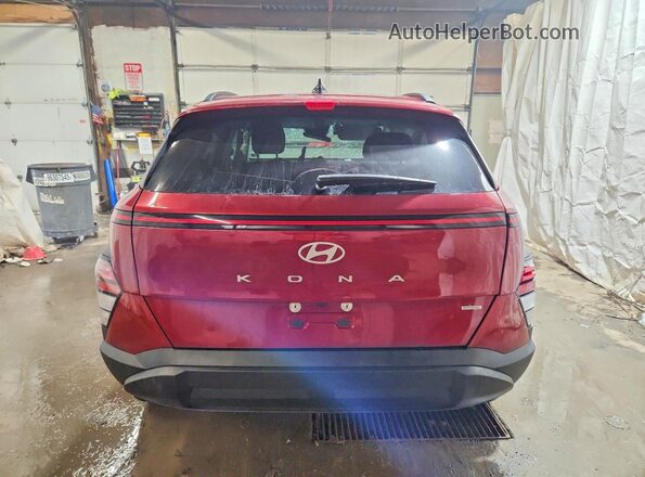 KM8HBCAB8SU300519 2025 HYUNDAI KONA Красный Вид салона спереди