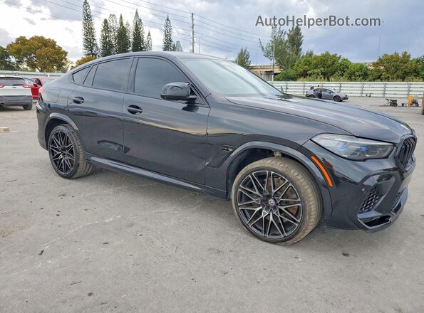 5YMCY0C09P9P32741 2023 BMW X6 Черный Вид спереди