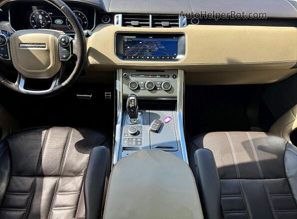 SALWV2FV4HA678579 2017 LAND ROVER RANGE Белый Вид щитка приборов