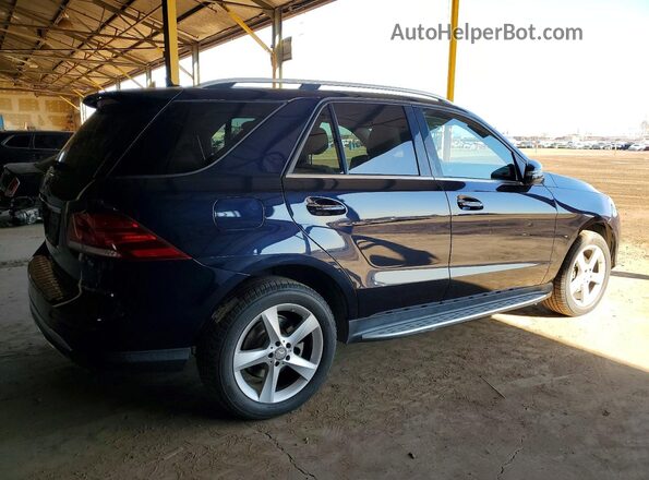 4JGDA5JB2GA699742 2016 MERCEDES-BENZ GLE Blue Przód prawy