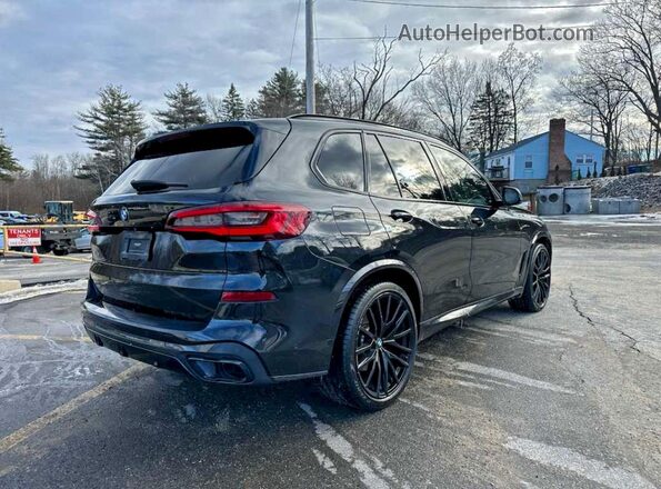 5UXCR4C01M9F90721 2021 BMW X5 Черный Передняя правая четверть