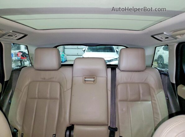 SALWR2SU6NA200032 2022 LAND ROVER RANGE ROVER Black Rear interior view
