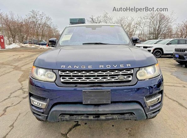 SALWR2VF1GA552189 2016 LAND ROVER RANGE Blue Engine compartment view