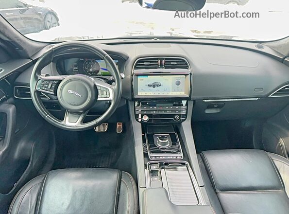 SADCK2FN4KA352120 2019 JAGUAR F-PACE Gray Vista de los asientos traseros