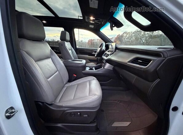 1GNSKPKDXMR201487 2021 CHEVROLET TAHOE Белый Вид сзади