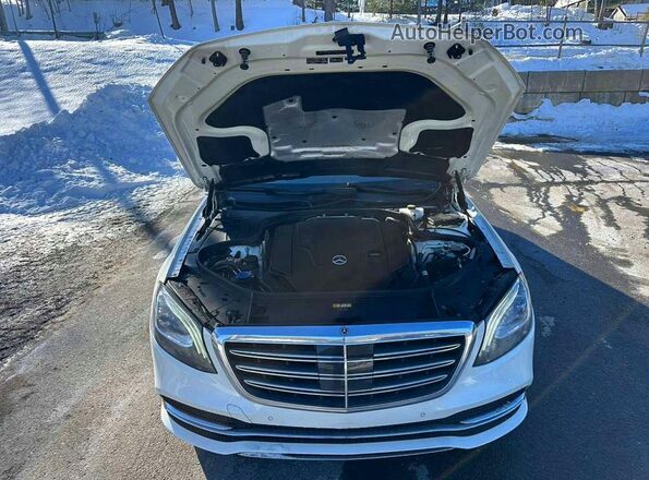 WDDUG8GB1KA436037 2019 MERCEDES-BENZ S Белый Вид задних сидений